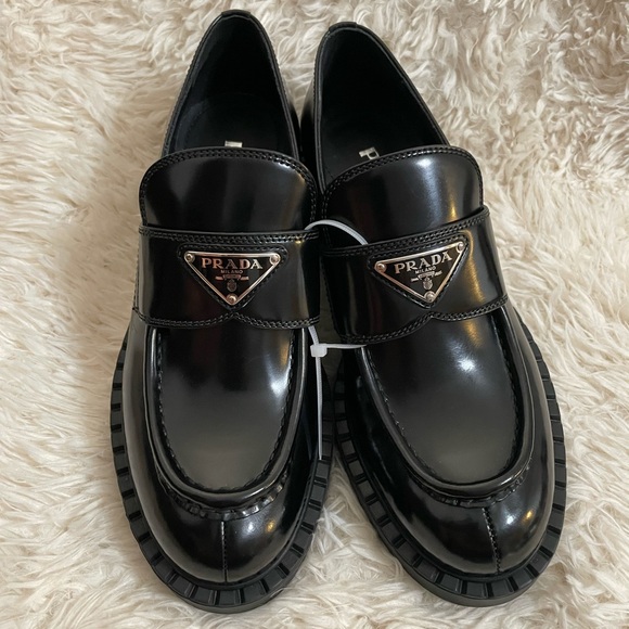 Prada Shoes Prada Triangle Logo Loafer Poshmark
